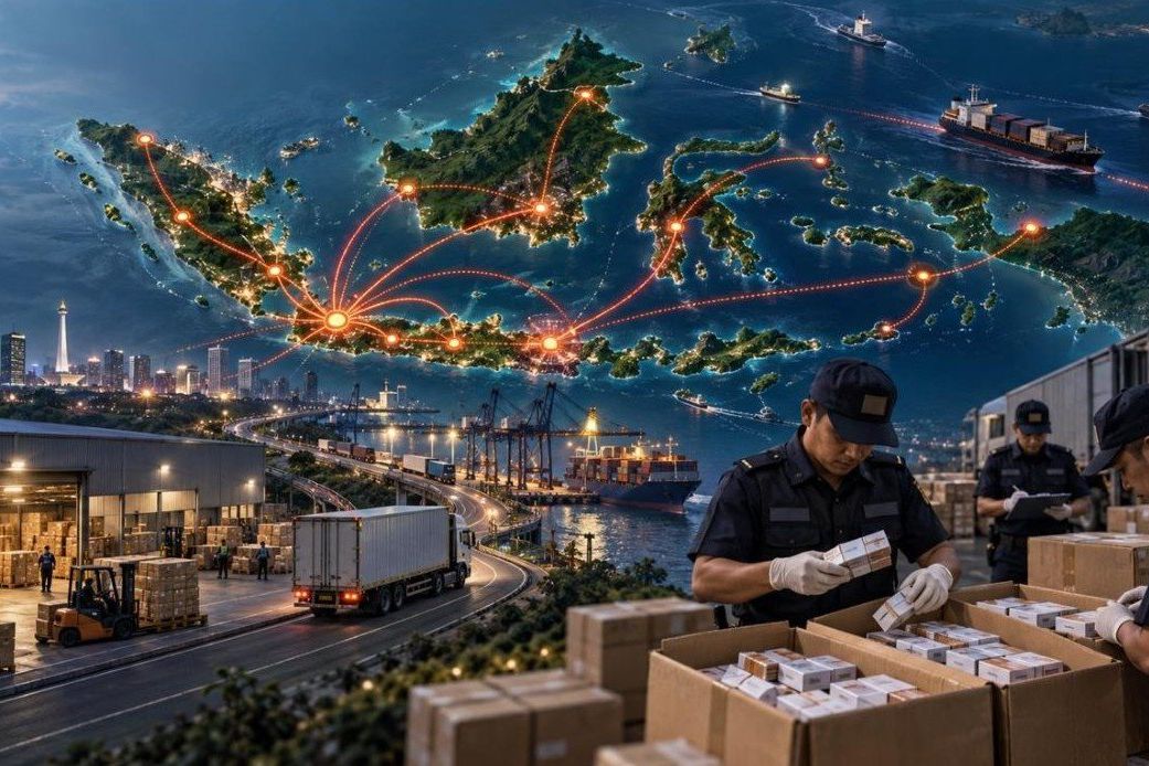 Jalur Rokok Ilegal Menembus Jaringan Logistik Antarpulau