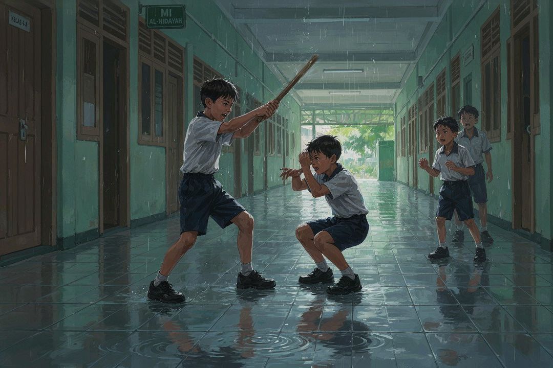 Siswa MI di Tuban Diduga Dipukul Kayu hingga Berdarah