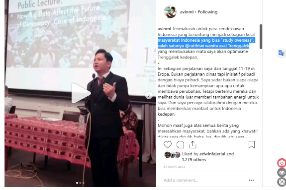 Gus Ipin Buka Suara Terkait "Bolosnya" Dia dari Pemerintahan