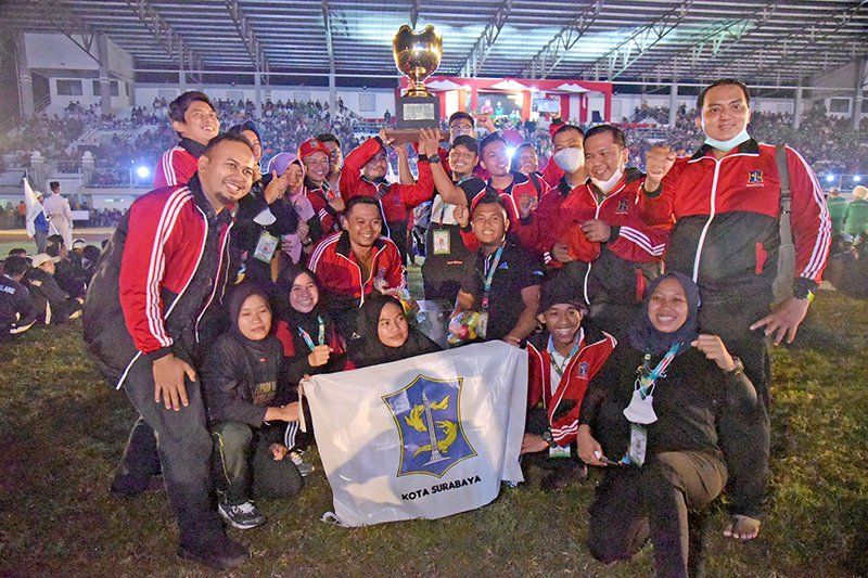 Ajang Piala Porprov Jatim , Surabaya Tujuh Kali Berturut-turut Raih Juara Umum
