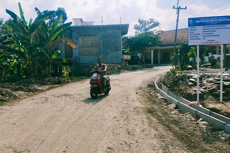 Proyek Betonisasi Jalan Jelgung-Lar-lar Sampang Telan APBD Rp 6,9 Miliar