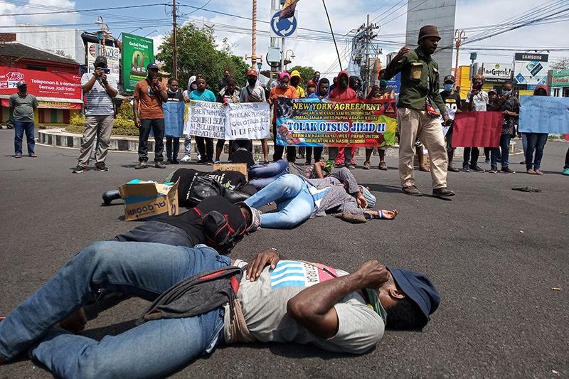 Kecam Otonomi Khusus, Mahasiswa Papua Gelar Demo