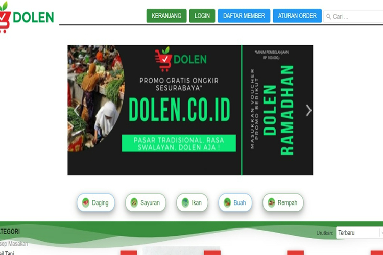 Dolen, Solusi Belanja Online dengan Harga Pasar Tradisional di tengah Covid-19