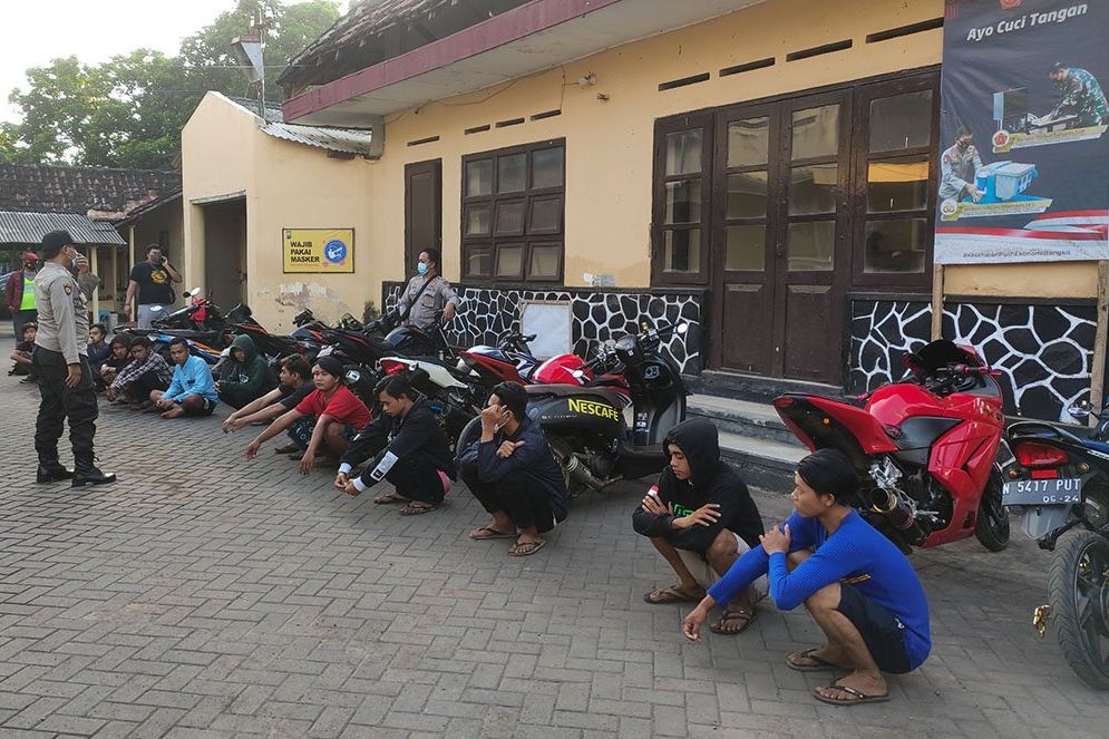 Balap Liar Selepas Subuh, 13 Pemuda di Probolinggo Diamankan