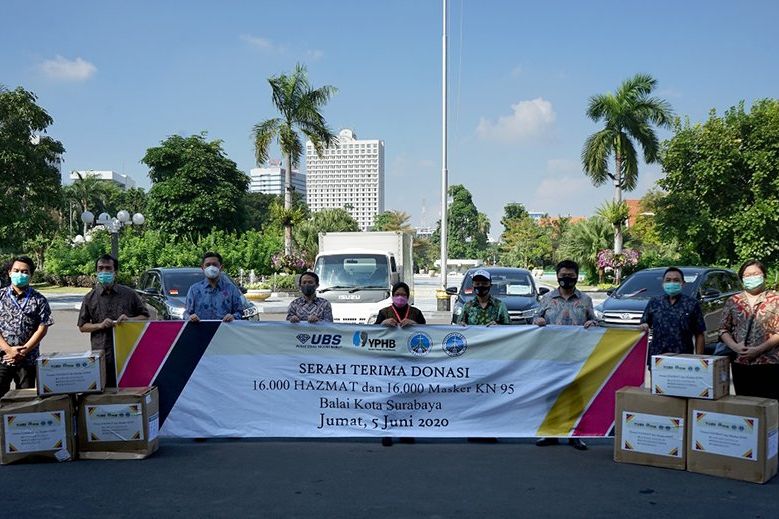 Putus Rantai Penyebaran Covid-19, Sejumlah Instansi Kerjasama Donasikan Bantuan Hazmat dan KN95