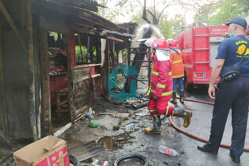 Warung Sekaligus Bengkel di Probolinggo Terbakar, Pemilik Jadi Korban