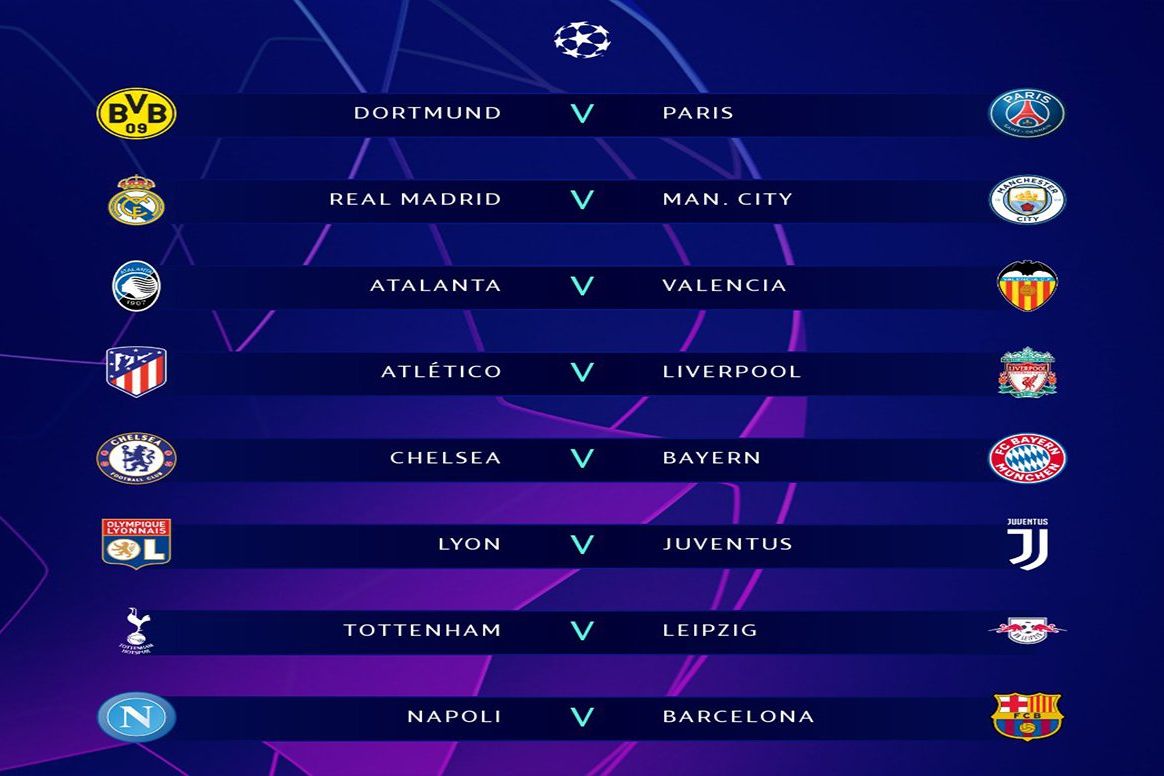 Babak 16 Besar Liga Champions Panen Big Match