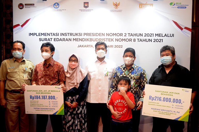 Kemendikbud Ristek Dorong Seluruh Ekosistem Pendidikan Dilindungi BPJS Ketenagakerjaan