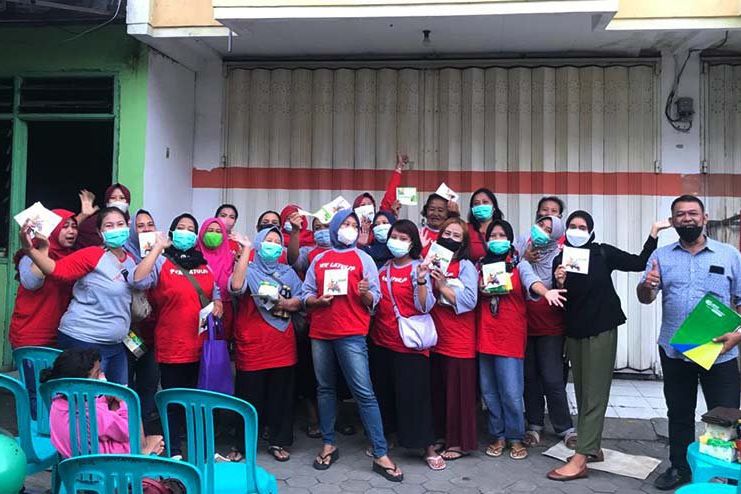 BPJS Ketenagakerjaan Mojokerto Sosialisasi Keselamatan ke 60 Pedagang Pasar Loak Niaga