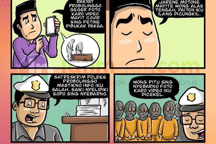 Buka Peti Jenazah Berurusan Polisi