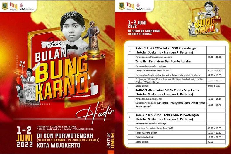 Ini Kegiatan Semarak Bulan Bung Karno di Mojokerto