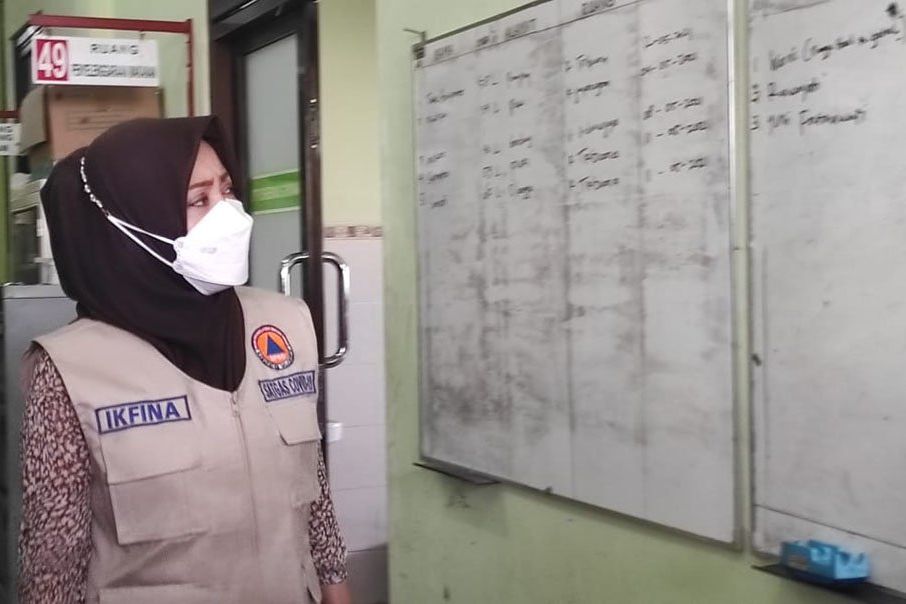 Bupati Ikfina Waspadai Lonjakan Pasien OTG Pasca Lebaran, Bupati Sidak Ruang Isolasi