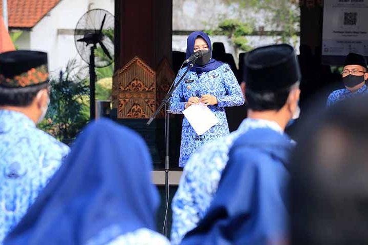 Apel Korpri Perdana 2022, Bupati Mojokerto : Selamat Bekerja Sekaligus Ibadah