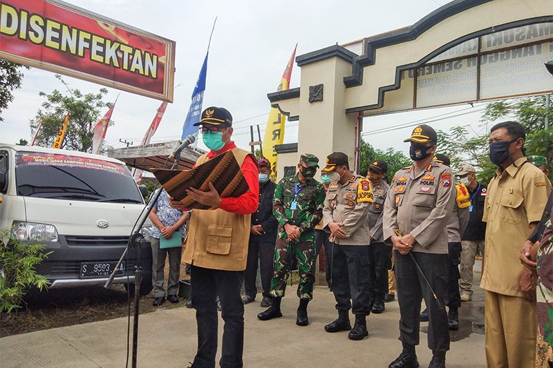 Lima Orang Positif Covid-19, Desa di Mojokerto Jadi Pilot Project Kampung Tangguh Semeru