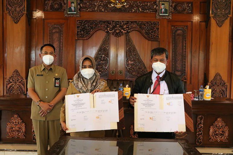 Ning Ita Teken MoU Kerjasama dengan Kanwil DJPb Jatim