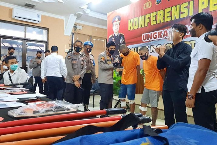 Dua Bulan Sudah Lakukan 11 TKP Aksi Curanmor di Mojokerto, 2 Pelaku Ditembak