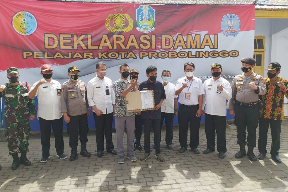 Pasca Penyerangan, Dua Siswa SMK Probolinggo Lakukan "Deklarasi Damai"