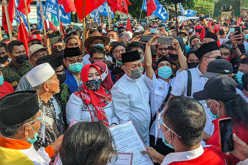 Ini Alasan Enam Partai Non parlemen Dukung Pasangan Sugiri-Lysdiarita di Pilkada Ponorogo