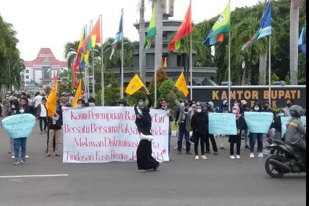 International Women's Day, PMII Gresik Gelorakan Perjuangan Perempuan Melawan Diskriminasi