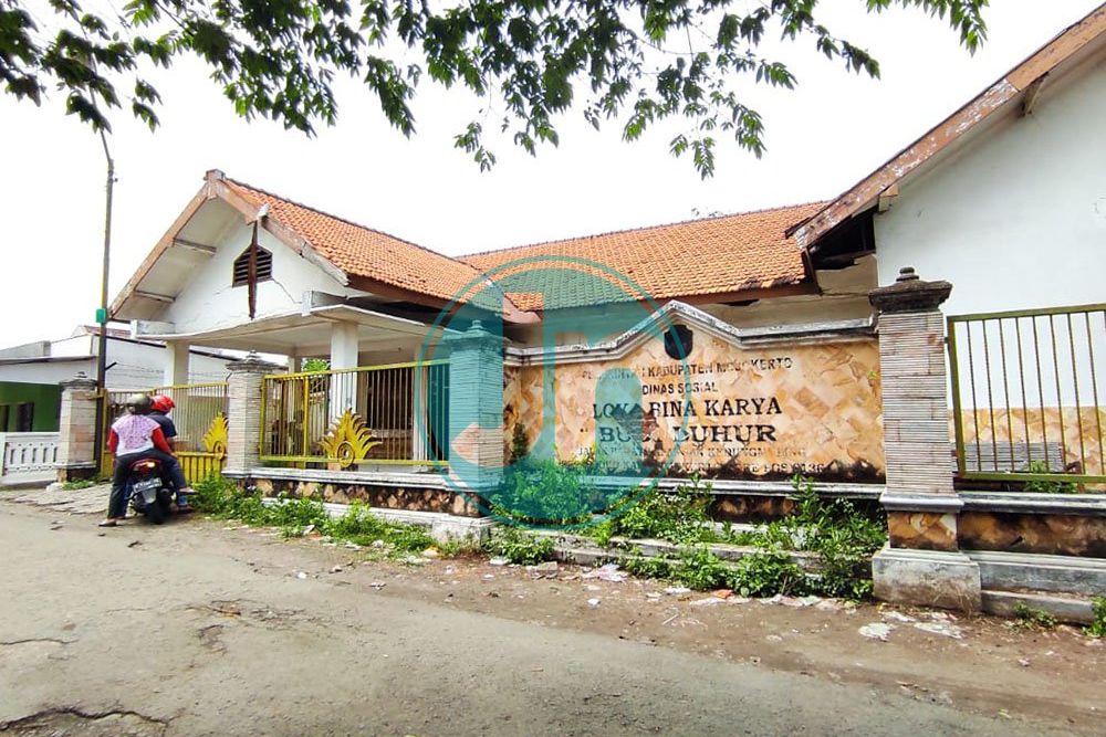 Bangunan Milik Dinsos Mojokerto Rusak Parah, Kondisi Memprihatinkan