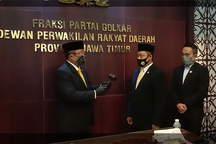 Kodrat Sunyoto Pimpin Fraksi Golkar DPRD Jatim 