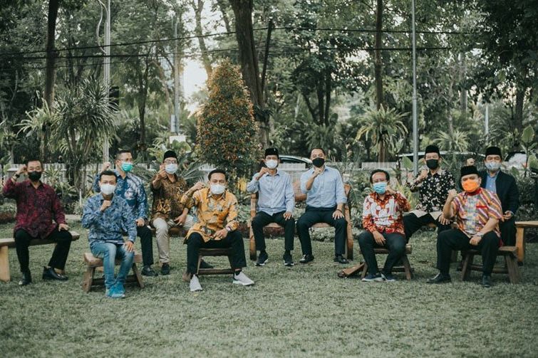 10 Pimpinan Parpol bertemu Walkot Surabaya, Ini yang Dibahas