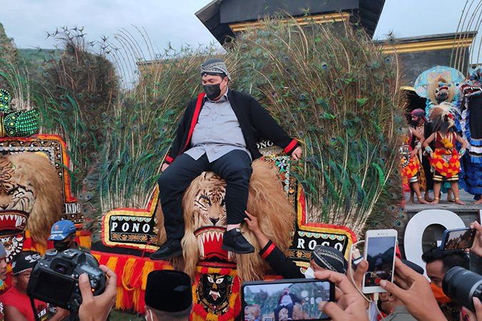 Ke Ponorogo, Erick Thohir <em>Testing </em>Persiapan untuk Pilpres 2024?