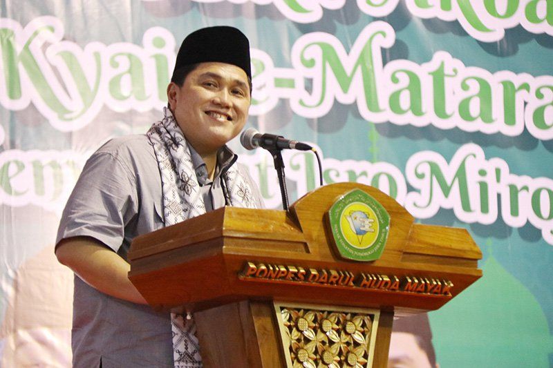Elektabilitas Erick Thohir Menuju Pilpres 2024 Terus Meroket