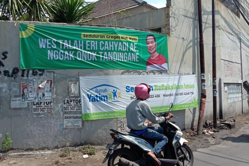 Spanduk Eri Cahyadi Bertebaran, DPC PDIP: Tidak Tahu 