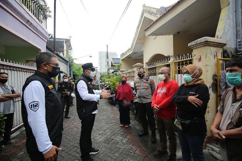 Klaster Keluarga di Perkampungan Surabaya Kian Marak Bermunculan