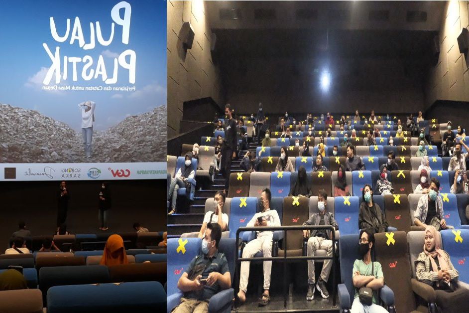Kampanye Pengurangan Plastik, Pegiat Lingkungan di Jember Putar Film “Pulau Plastik”