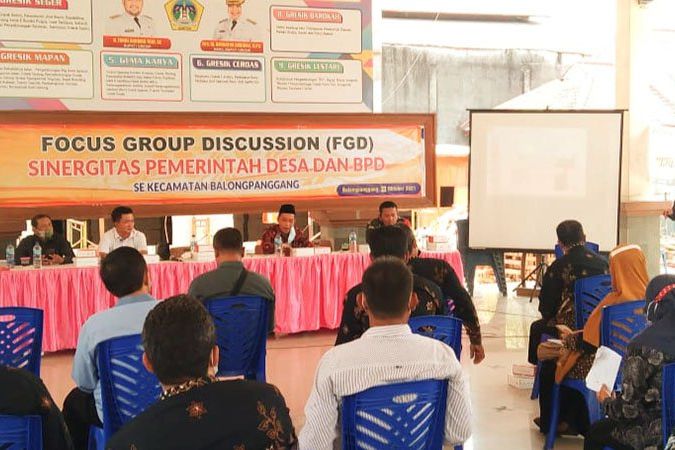 Pentingnya Sinergitas Pemdes Dengan BPD, Komisi I DPRD Gresik Gelar FGD