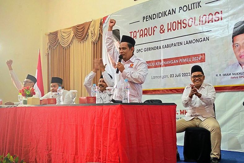 Ta'aruf dan Konsolidasi Dilakukan, DPC Gerindra Lamongan Target Prabowo Jadi Presiden di Pemilu 2024
