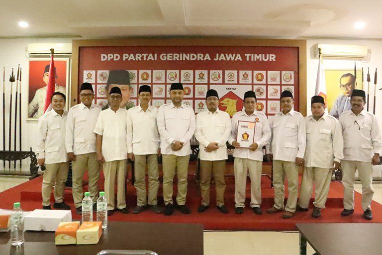 Pembugaran Pengurus, DPC. Gerindra Lamongan di Nahkodai Dua Imam