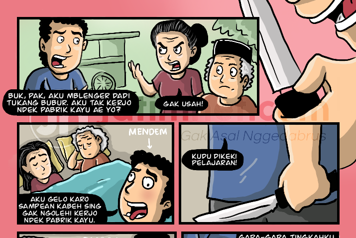 Anak Gorok Orang Tua