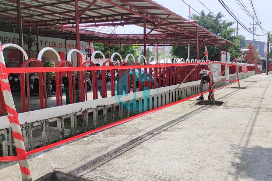 Bahaya, Besi Penutup Gorong-gorong di Mojokerto Raib