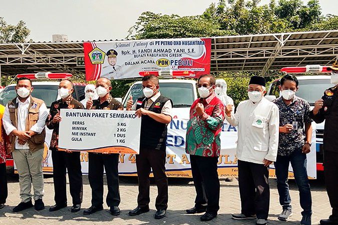 PT Petro Oxo Nusantara Donasikan Rp.6,3 Miliar Untuk Penanggulangan Covid-19 di Gresik