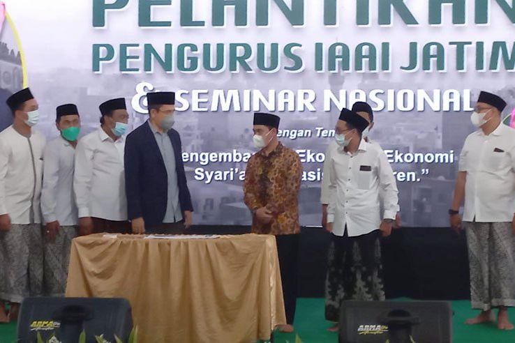 Wabup Mojokerto Gus Barra Jabat Ketua Umum IAAI Jatim Dakwahkan Islam Moderat