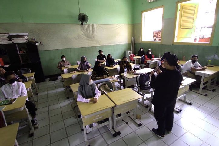 Di Tengah Pandemi Covid-19, Momen Hari Pahlawan Jadi Istimewa Bagi Pelajar di Mojokerto