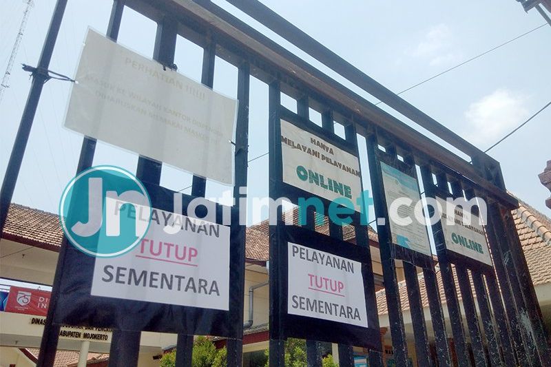 Dua Staf Positif Covid-19, Kantor Dispendukcapil Mojokerto Ditutup