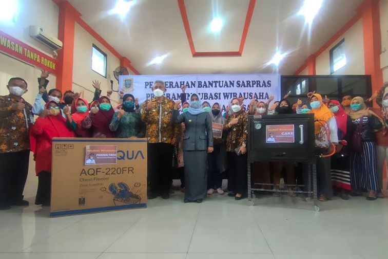 Lulusan Inkubasi Usaha Kota Mojokerto Dapat Bantuan Sarpras Senilai Rp 6 Miliar