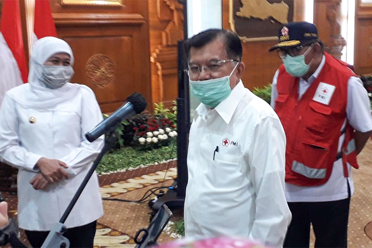 JK Ingatkan Jumlah Pasien Covid-19 di Jatim Bisa Salip Jakarta