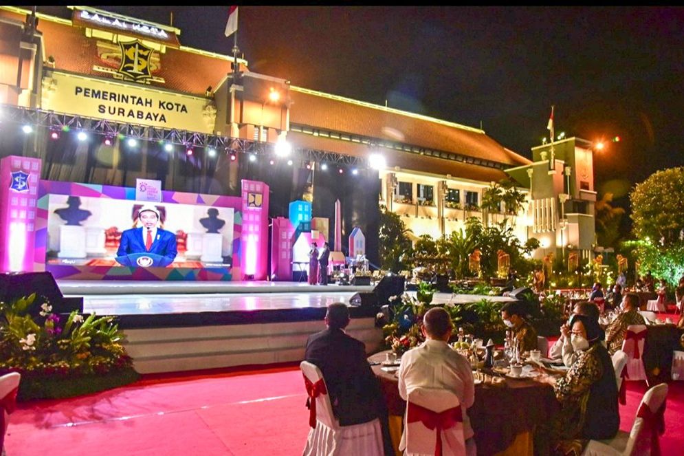 Acara Peringatan Global Hari Habitat Dunia 2020 di Surabaya Berlangsung Secara Hybrid
