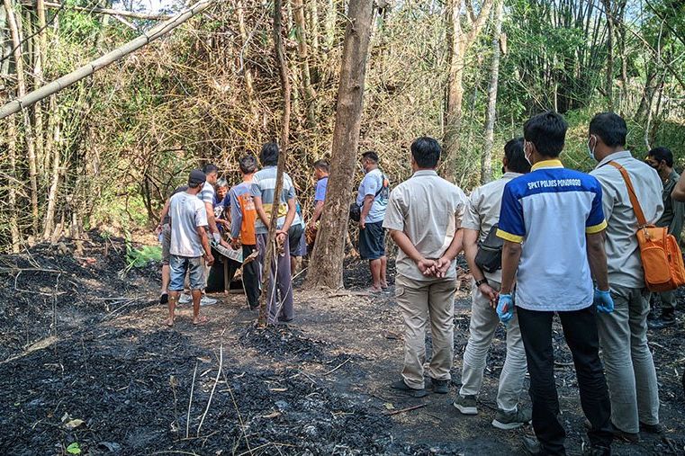 Nenek di Ponorogo Tewas Terbakar Sampah Daun
