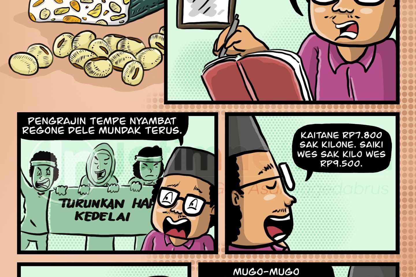Kedelai Meroket