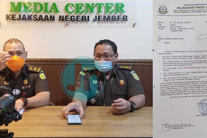 Kejati Jatim Usut Dugaan Pejabat Kejari Jember Terlibat Ancam Pidanakan Wabup