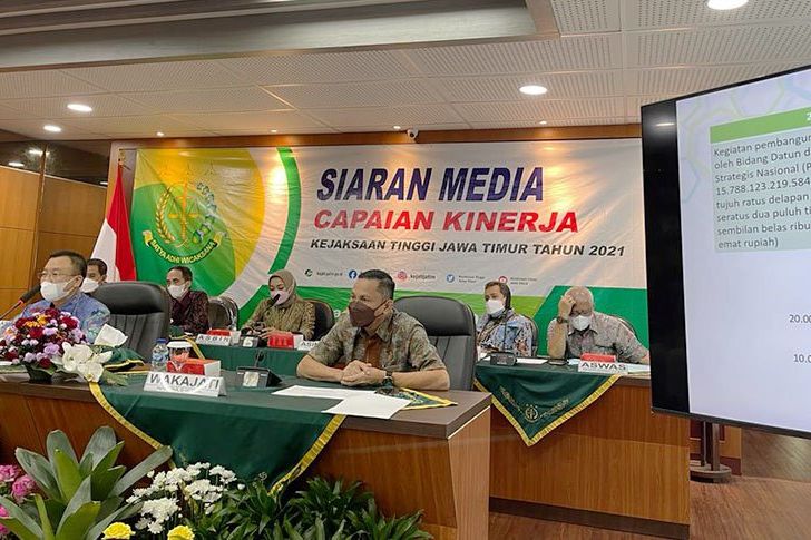 Tahun 2021, Kejati Jatim Berhasil Selamatkan Uang Negara Sebesar Rp 1,55 Triliun