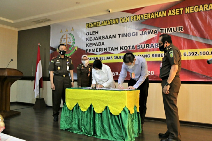 Kejati Jatim Selamatkan Aset Pemkot Surabaya Senilai Rp 61 Miliar