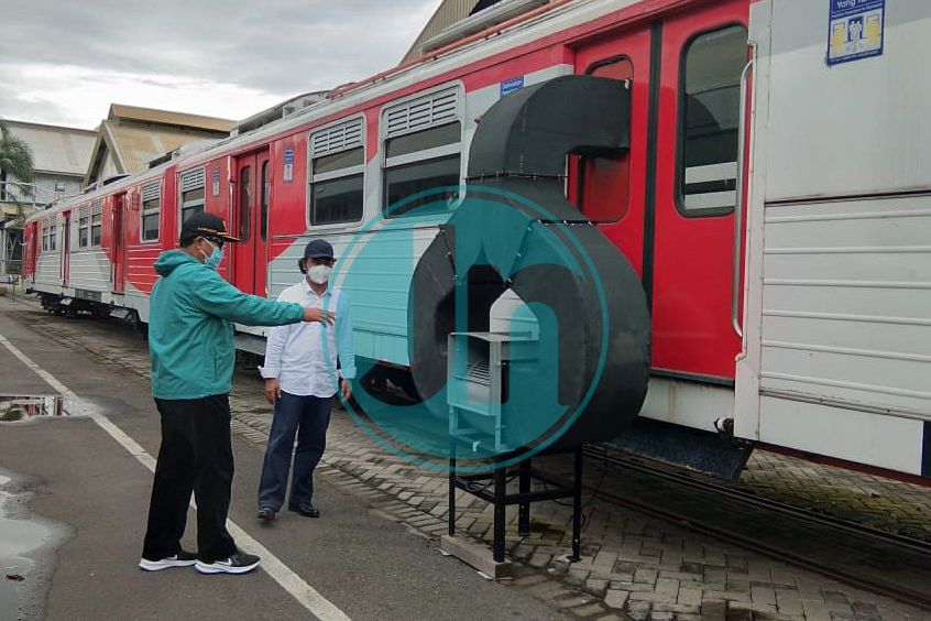 Kereta Medis Darurat Mulai Digunakan Sebagai Ruang Isolasi Pasien Covid-19