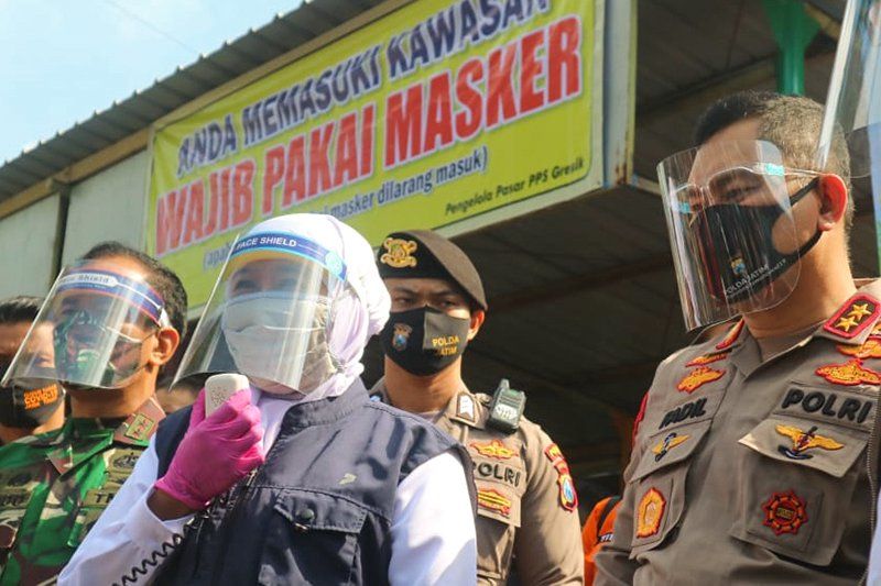 PSBB Gresik Berakhir Empat Hari Lagi, Khofifah: Jangan Ada Gelombang Kedua